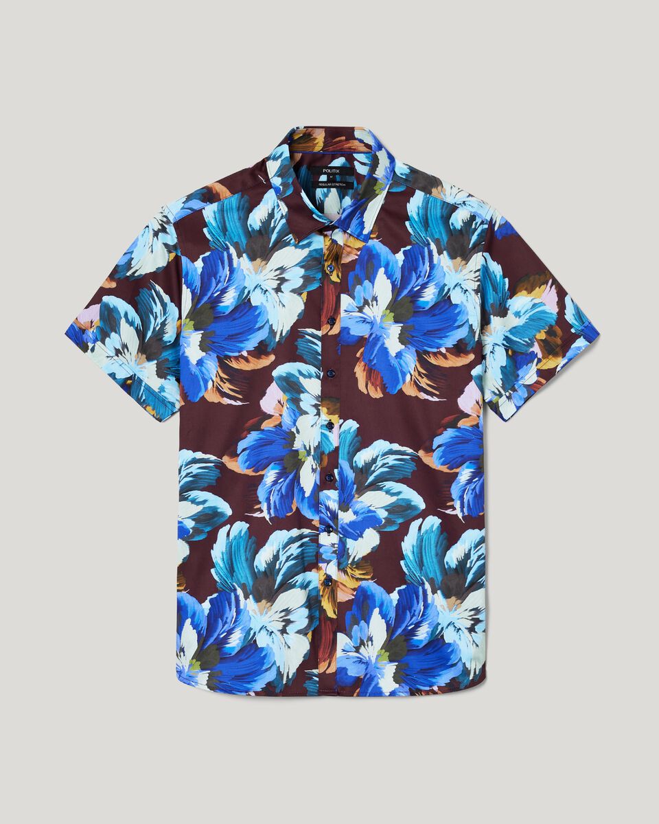 Regular Floral Print Short Sleeve Shirt